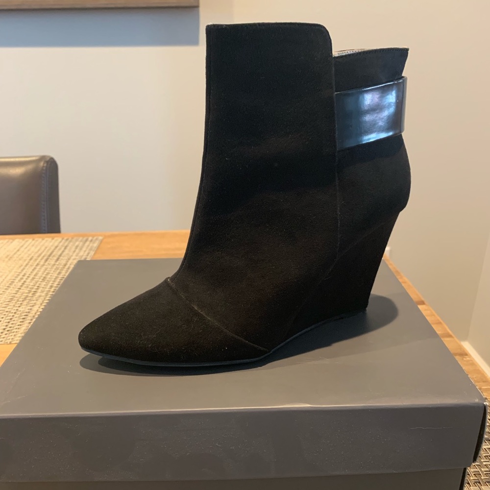 Zara black booties